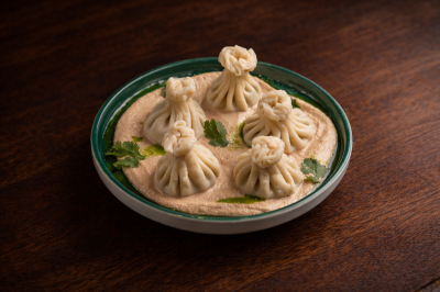 Хінкалі з грибами •  